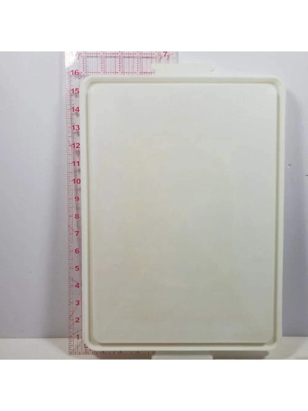 Tupperware Rectangular Cake Taker Base Replacement Vintage White #622